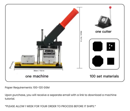 Magnet Making Bundle 2”x2”- Free Shipping
